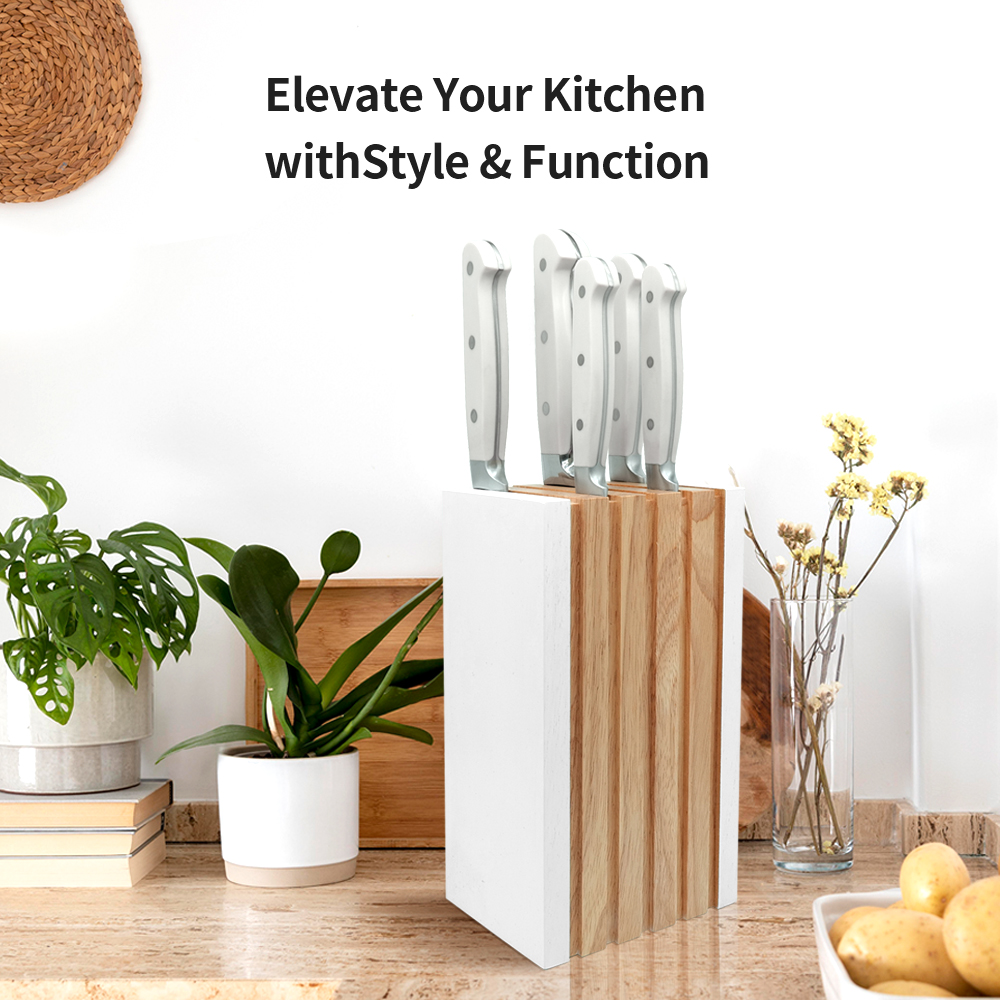 Classical Cooking Kitchen Knife Set with Wood Block