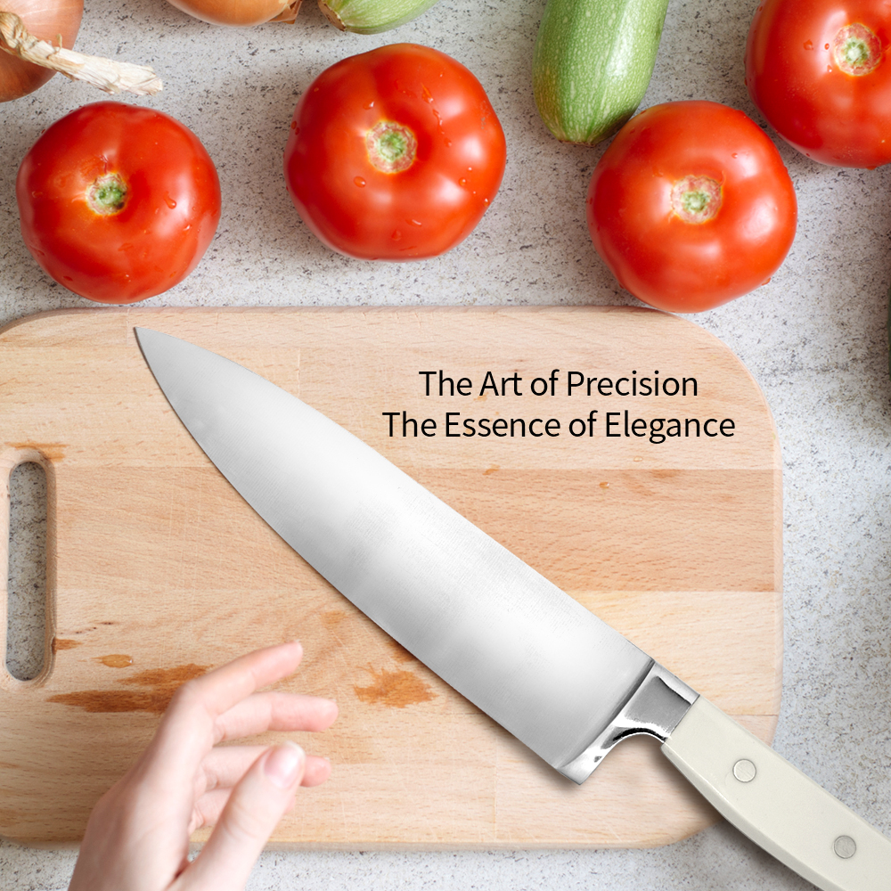 Classical Cooking Kitchen Knife Set with Wood Block