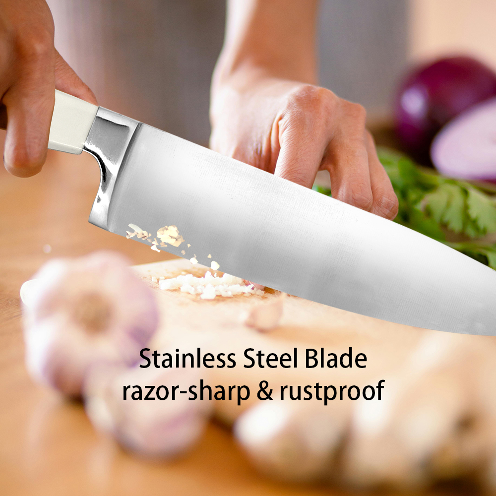 Classical Cooking Kitchen Knife Set with Wood Block