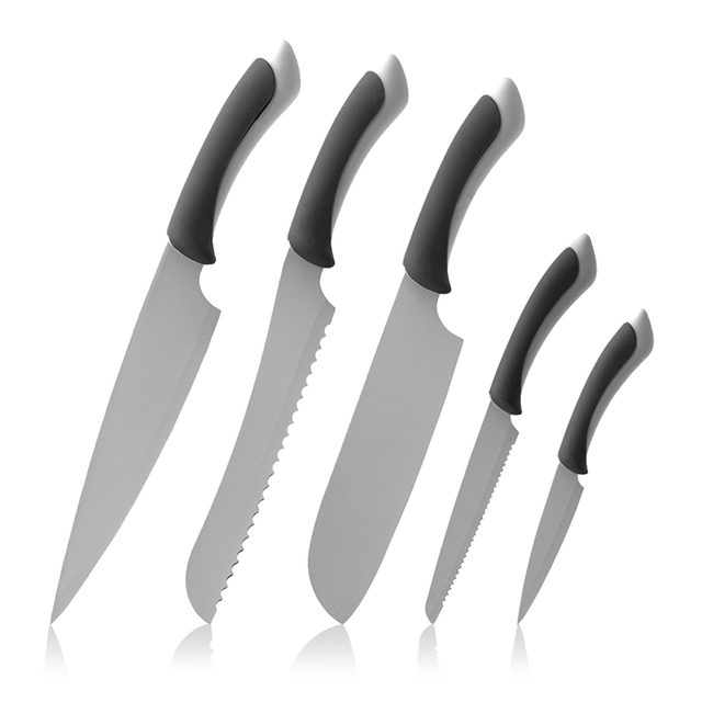 Double-layer PP Handle Design Kitchen Knife Set