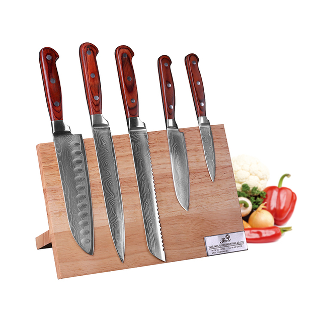 Damascus VG10 Steel Cooking Knife Set