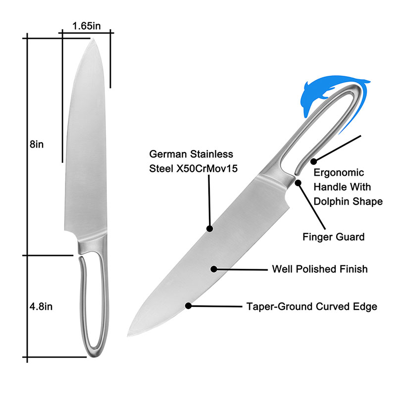 Dolphin Shape Kitchen Knife Set