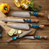 Damascus Steel Knife Set