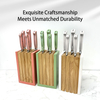 Classical Cooking Kitchen Knife Set with Wood Block
